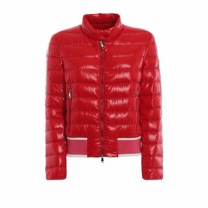Moncler red jacket